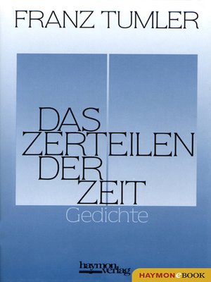 cover image of Das Zerteilen der Zeit